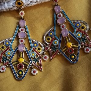 J crew beaded earrings